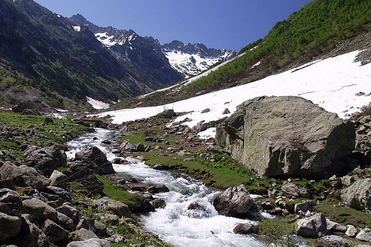 Il Vallone del Sabbione a monte di Gias Valera