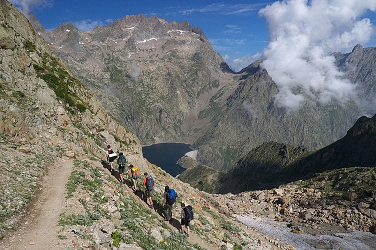 L'ultima parte del sentiero per il Colle di Fenestrelle
