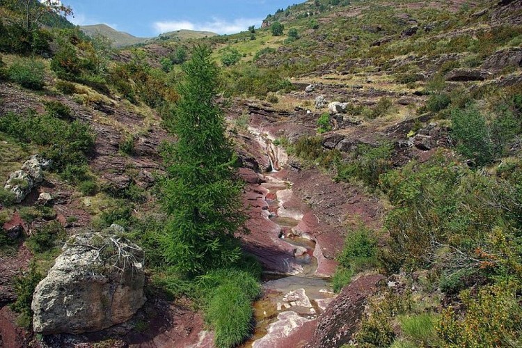 Randonnée gorges du Cians. Près du col et de la cime du Raton, non loin des gorges du Cians.