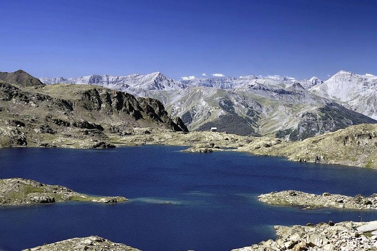 Randonnée Tinée. Lac de Rabuons, 2523 m.