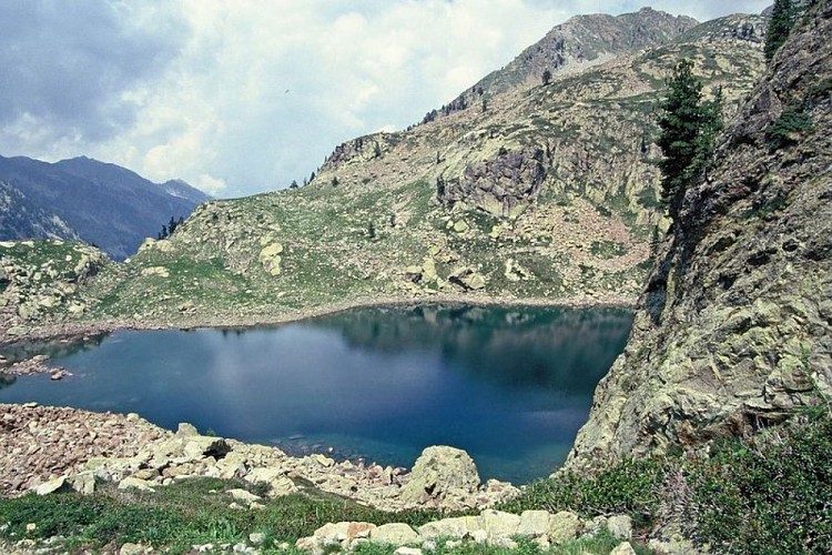 Randonnée Malinvern. Le lac du Malinvern qui culmine à 2938 mètres