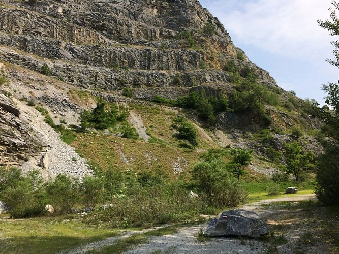 All’interno del sito della ex cava Cementir