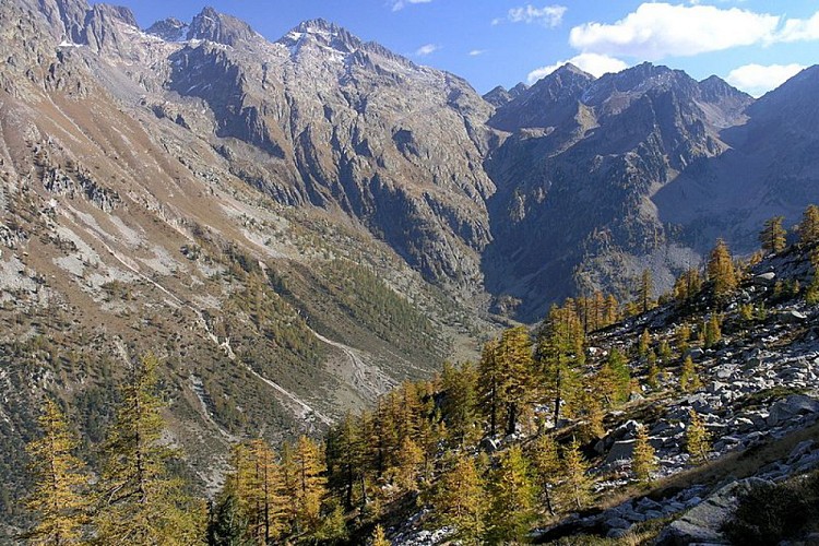 Pian della Casa del Re dal sentiero per il Lago soprano di Fremamorta
