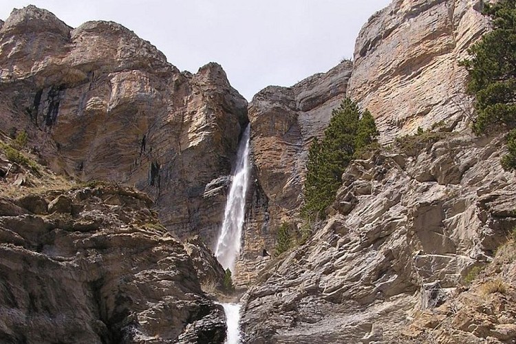 La cascade du Pich, Haut Verdon