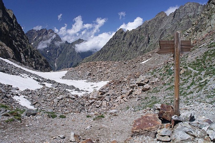 Il Vallone di Lourousa dal Colle del Chiapous