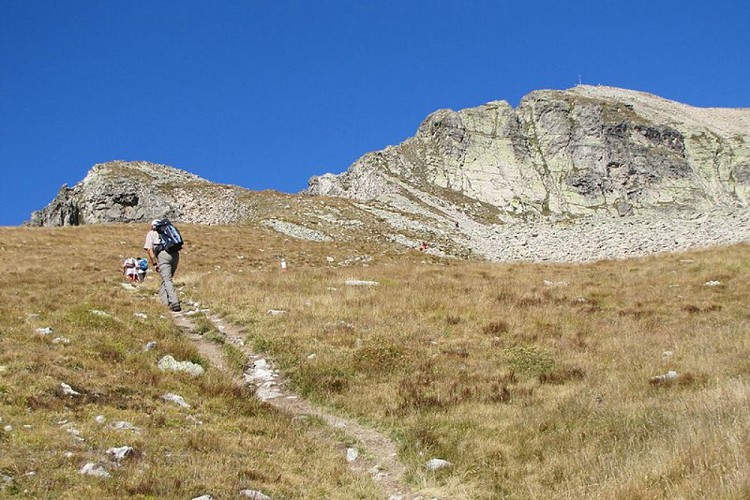In salita su Pra Giordano