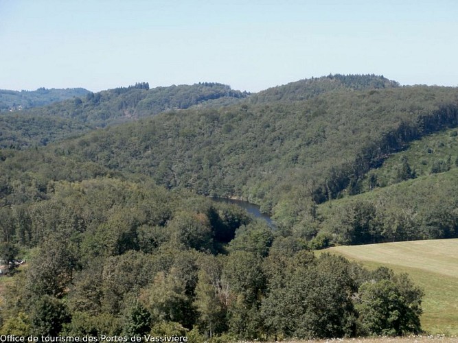 Vue sur la vallée de la Maulde
