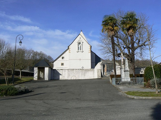 Baleix randonnée pédestre chemin de st martin  église (31)