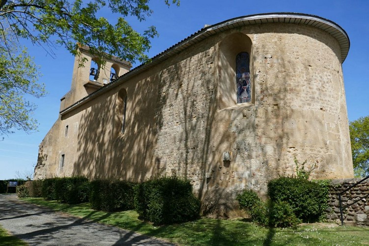 Cabidos église crédit Tourisme Nord Béarn (1)
