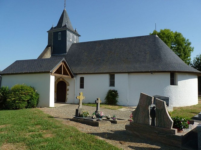 Eglise d'Astis - rando pédestre Vallon du Basta