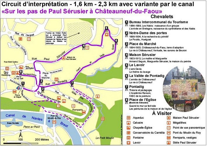 Circuit d'interprétation - Châteauneuf-du-Faou - Sur les pas de Paul Sérusier