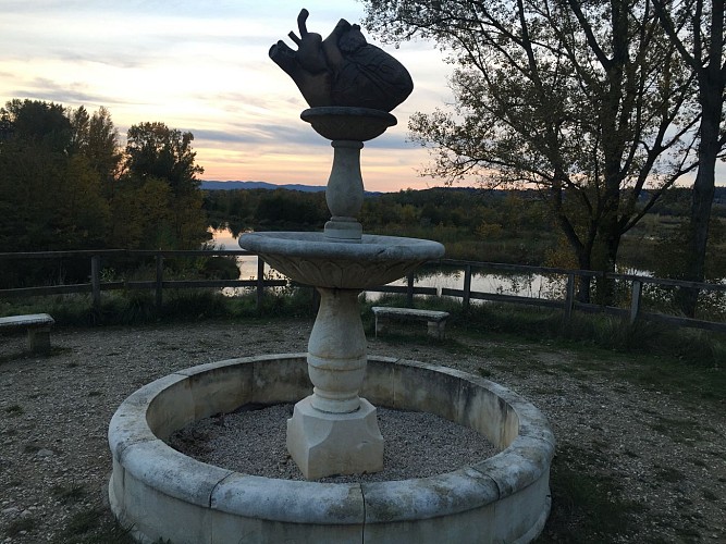 Parc Miribel-Jonage : sentier de l'eau