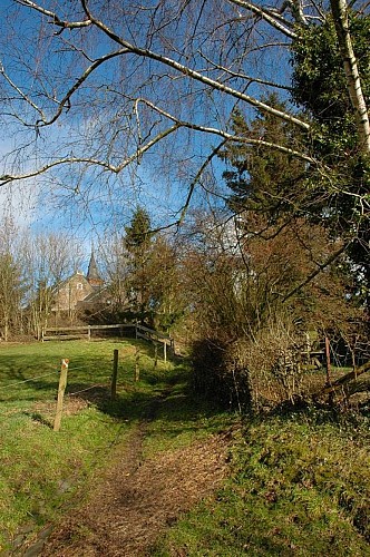 Balade 2 fontaines-derrière l'église-Soumagne