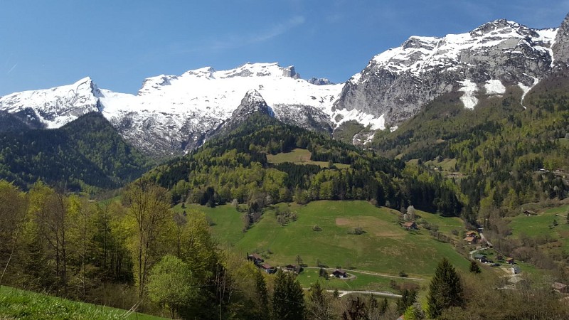 Col de Plan Bois depuis Les Clefs