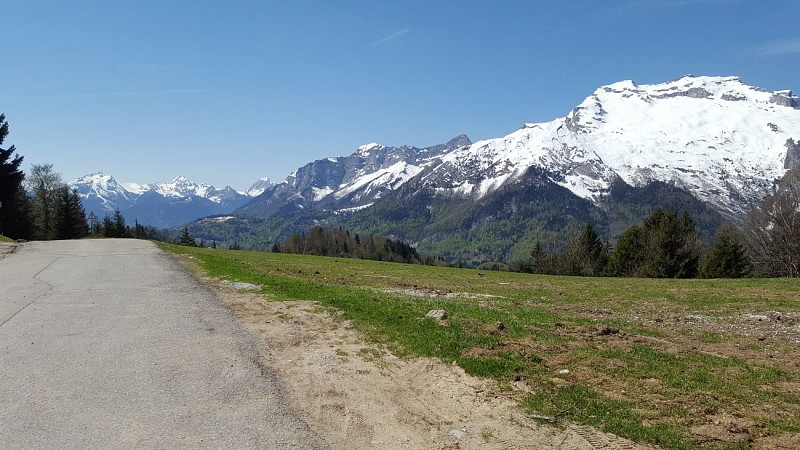 Col de Plan Bois depuis Les Clefs