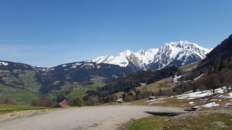 Col de Plan Bois depuis Les Clefs