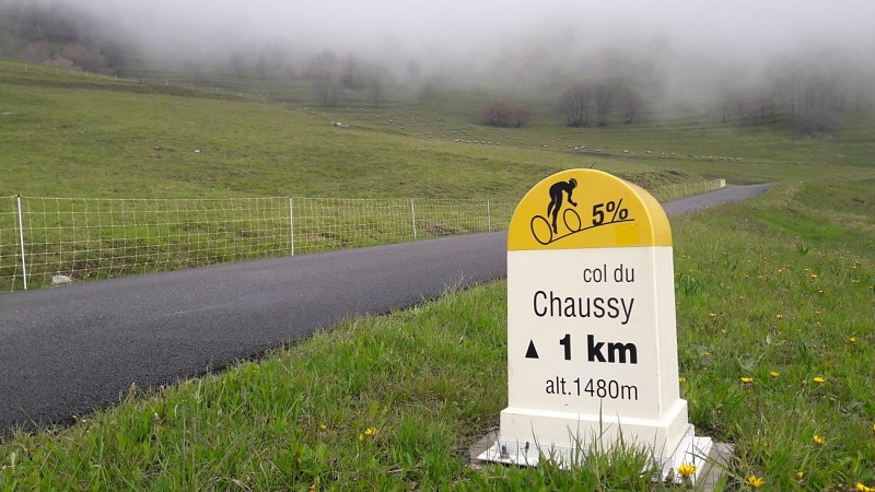 De Col du Chaussy opfietsen