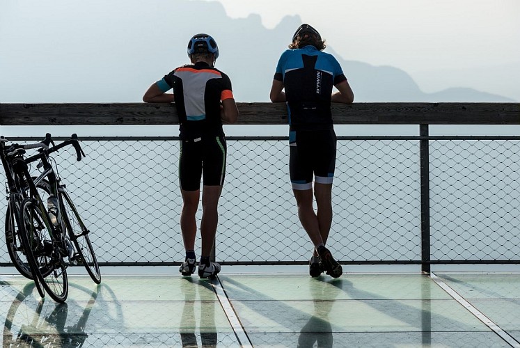 Cycling up Mont-Revard from Chambéry