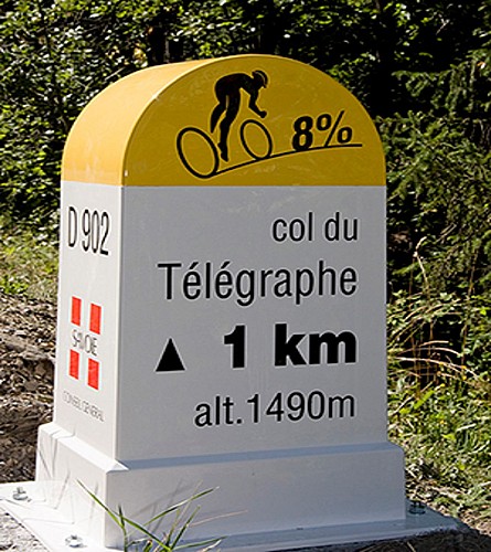 Cycling up Col du Télégraphe