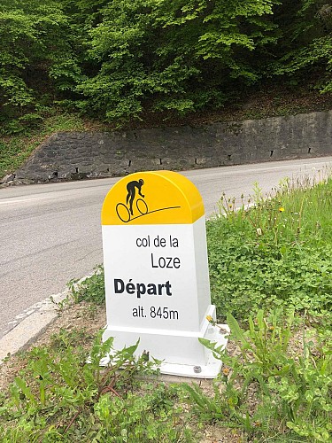 Fietsen op de Col de la Loze (kant van Courchevel)