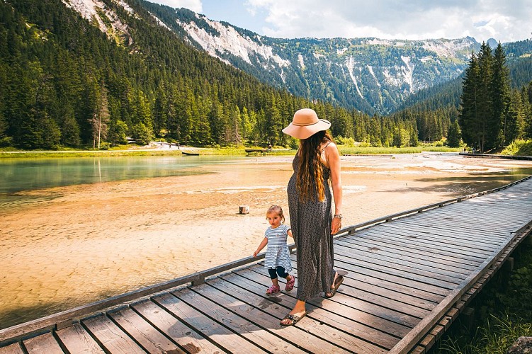 Torrent et lac de la Rosière