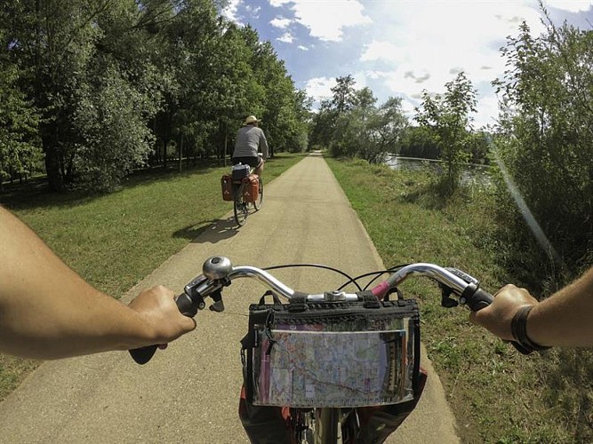 Sur la véloroute, au sud de Metz