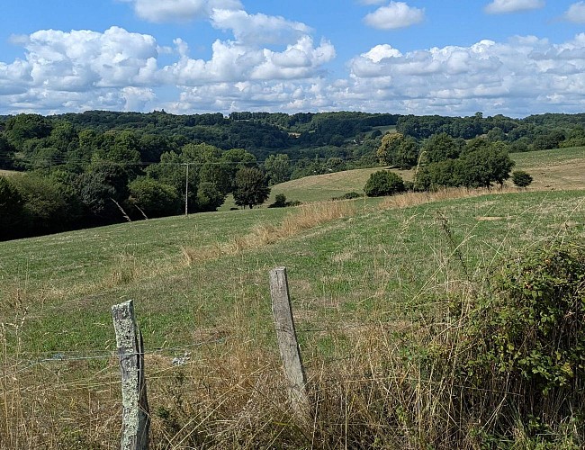 Glanges sentier du Theillaumas vue horizon5