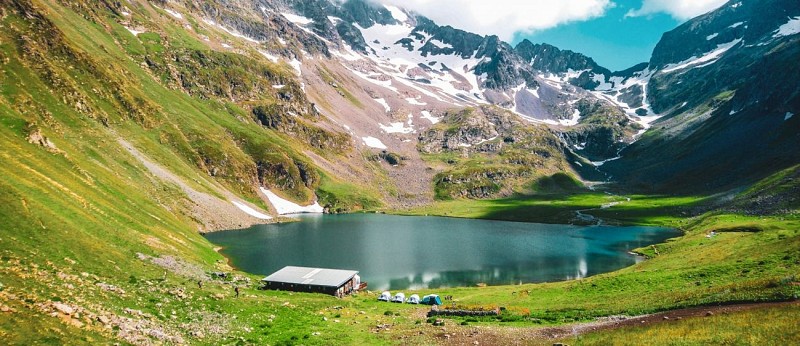 Lac et refuge de la Muzelle