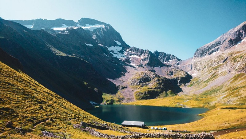 Lac et refuge de la Muzelle