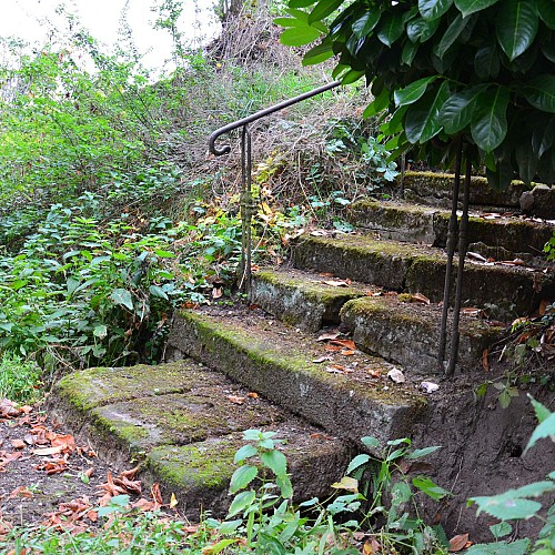 lL'escalier du cimetière