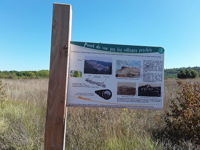 Sentier pédagogique, les sens du Paysage, Saint-Martin de Pallières