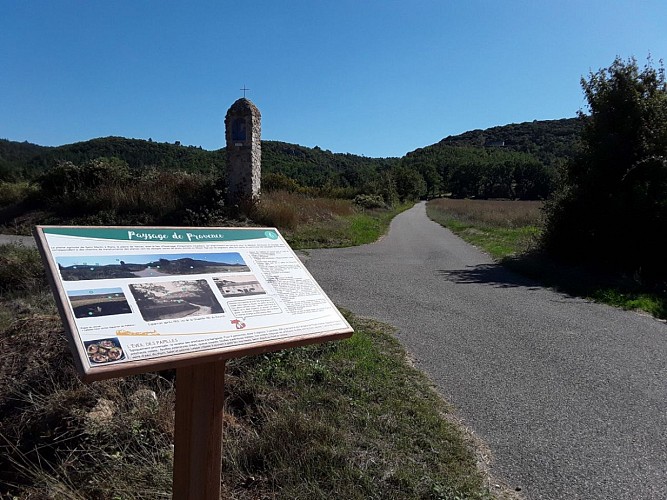 Sentier pédagogique, les sens du Paysage, Saint-Martin de Pallières