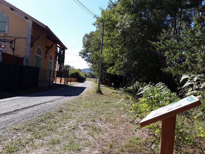Sentier pédagogique, les sens du Paysage, Saint-Martin de Pallières