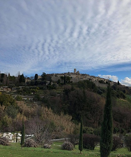 Footing de la Colle sur loup à Saint Paul de Vence