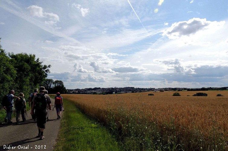 Arrivée sur Mortagne-au-Perche