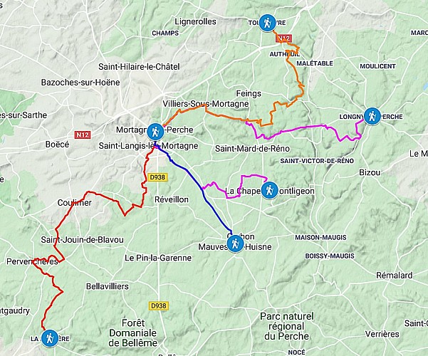 Les Traversées au départ de Mortagne-au-Perche