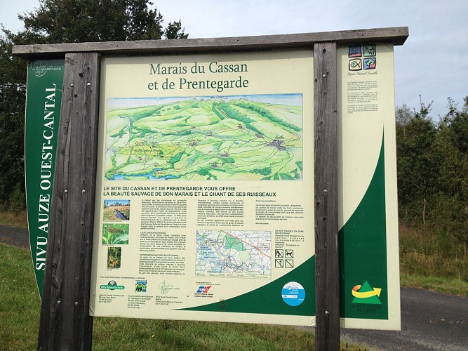 Hiking trail "Link to the Cassan Marsh"