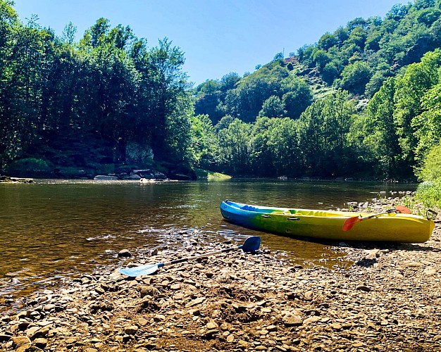 Hiking trail - Views over the Lot River