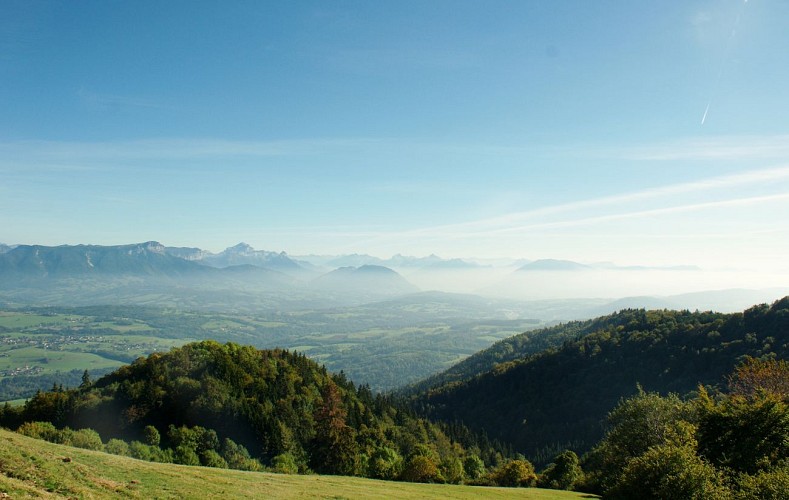 Percorso a piedi del Grand Plateau des Bornes