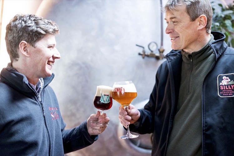 A vélo, de la Silly rouge à l'Enghien Blonde