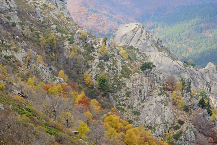 Montée au col (on aperçoit la poule)