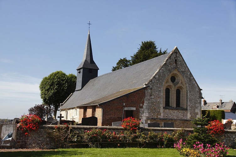 6. Pad van de Romaanse Toren – Vertrekpunt: kerkplein van Saint-Mards-de-Blacarville