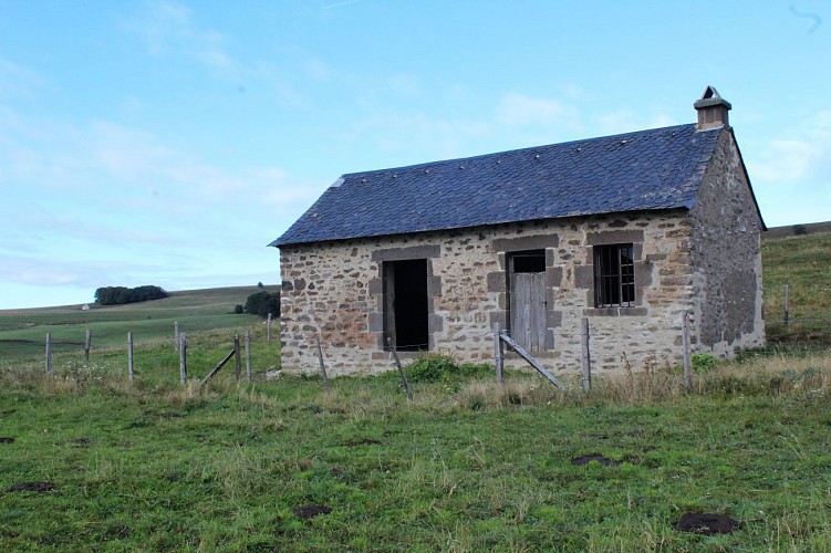 Les tracs et le buron de Vins-Haut