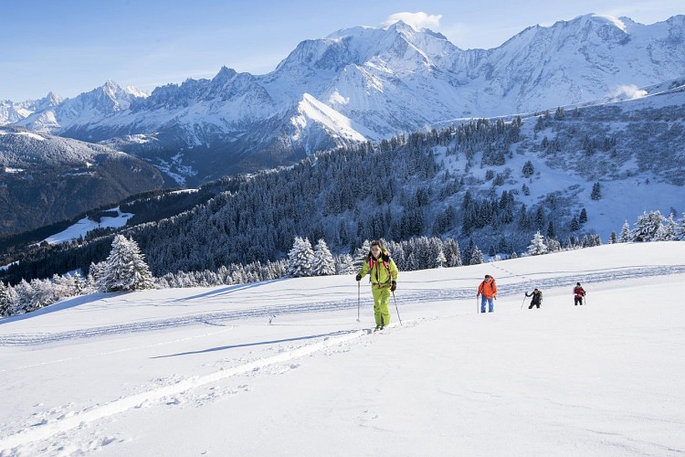 Itinéraire de ski de randonnée alpin - Les Communailles / Télésiège de la Croix