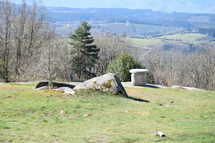 Table d'orientation et point de vue - St Slavy de la Balme