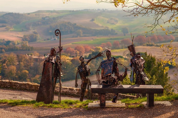 Scène de "La Disputation" point de vue du Seignadou