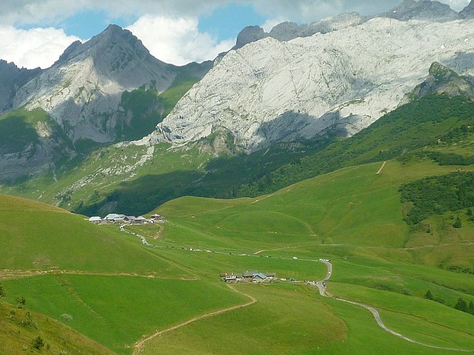 Sur le parcours du Tour du Lachat