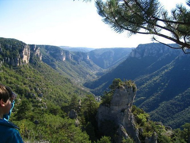 La balade des Vautours : les corniches du Méjean