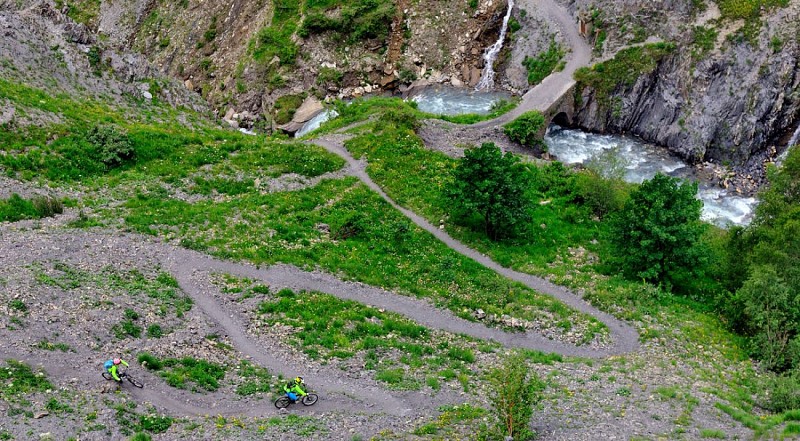 De col de la Valette vanuit Besse