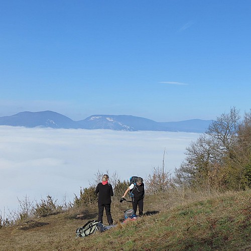 Au belvédère de La Montagne de Parves
